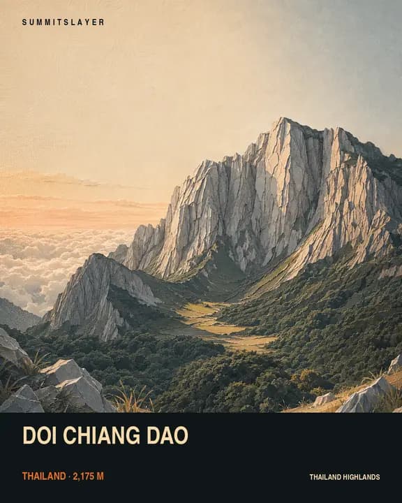 Doi Luang Chiang Dao T-shirt mockup