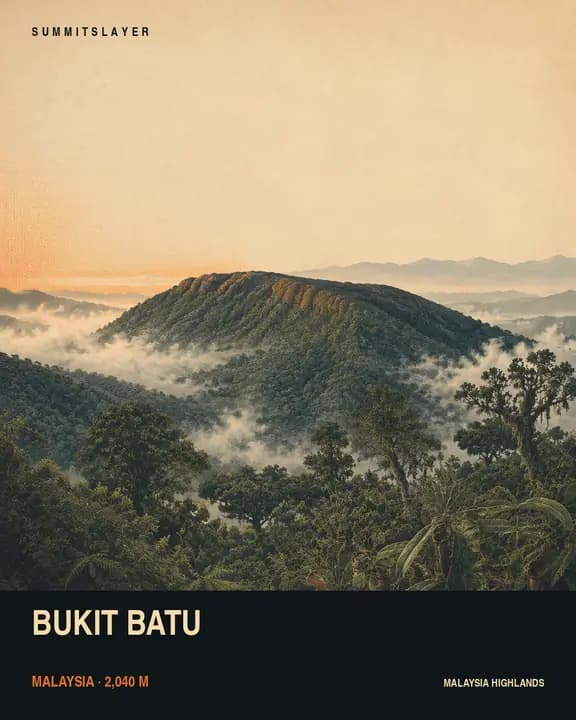 Bukit Sindap T-shirt mockup