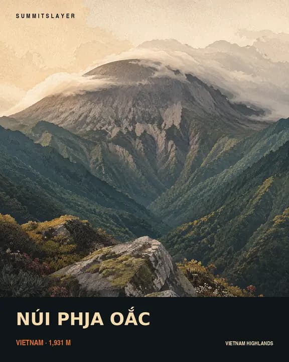 Núi Pia Oac Sud T-shirt mockup