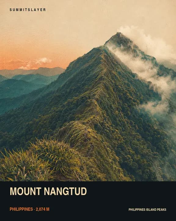 Mount Nangtud T-shirt mockup