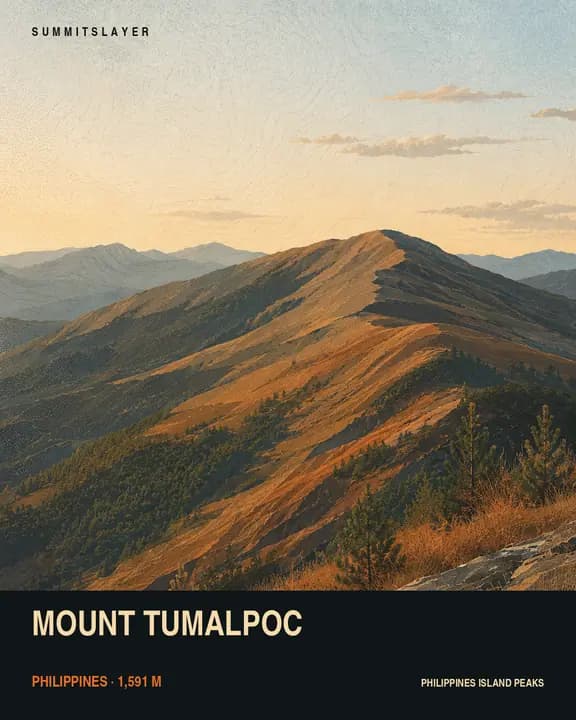 Mount Tumalpoc T-shirt mockup