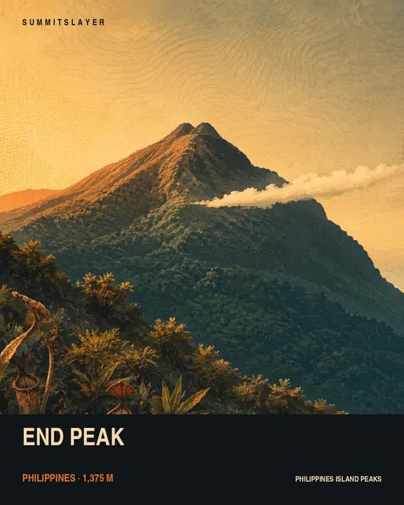 End Peak T-shirt mockup