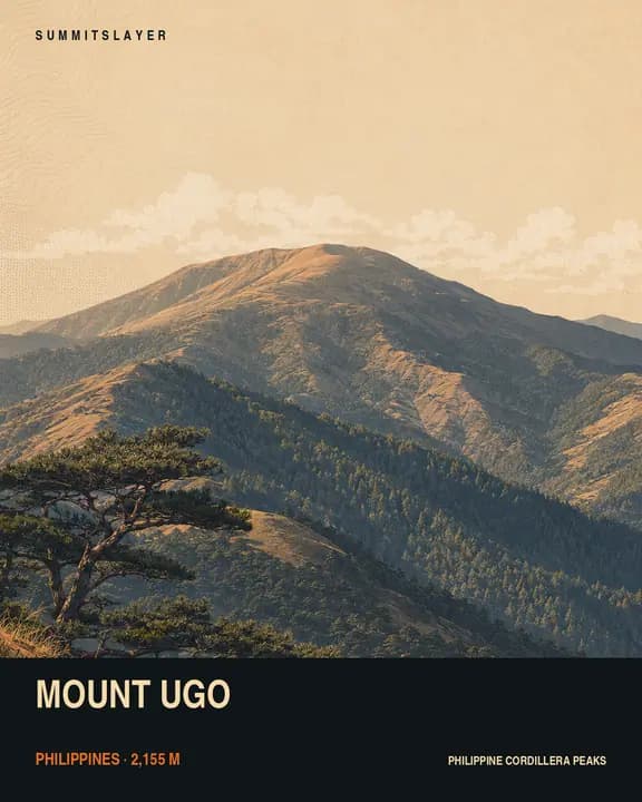 Mount Ugu T-shirt mockup