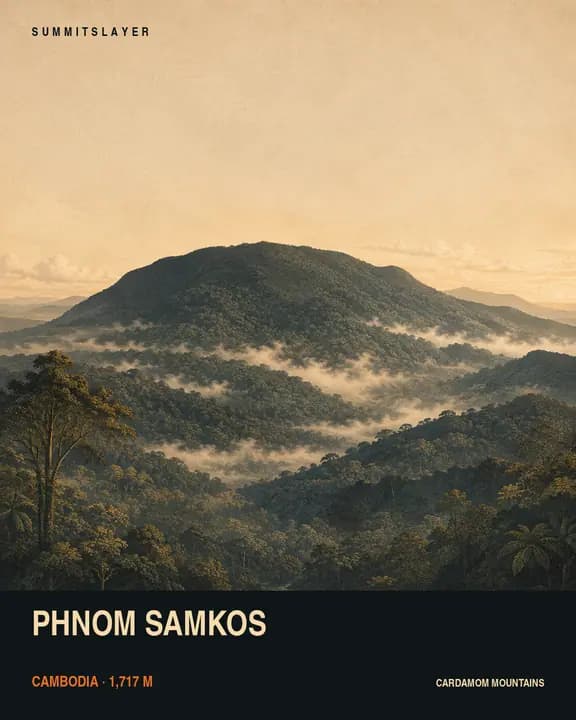 Phnum Sâmkŏs T-shirt mockup