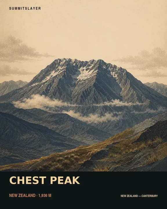 Chest Peak T-shirt mockup