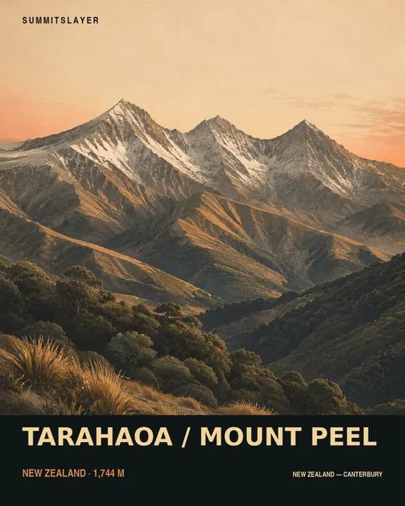 Mount Peel T-shirt mockup