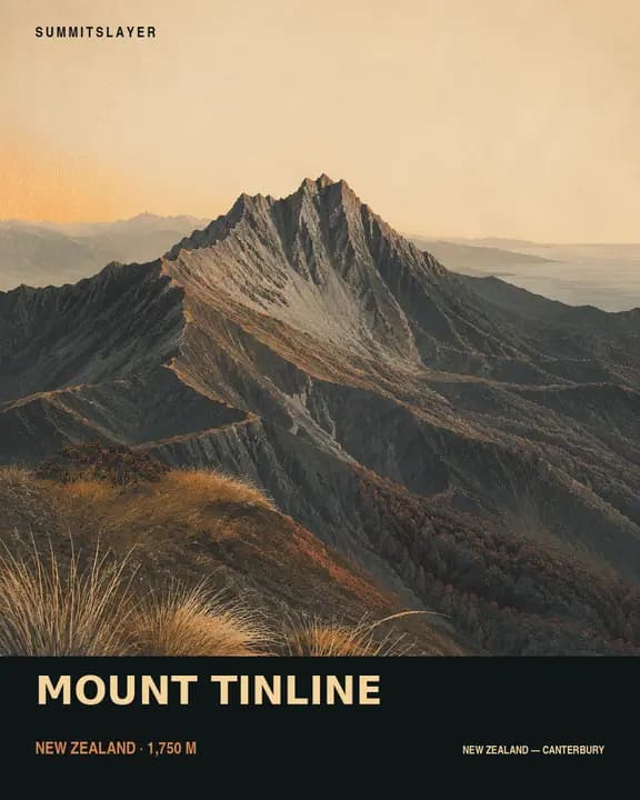 Mount Tinline T-shirt mockup