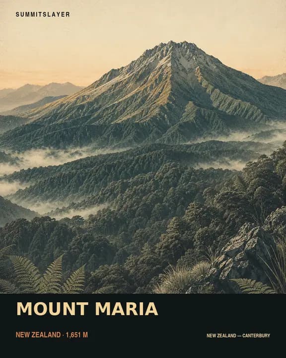Mount Maria T-shirt mockup