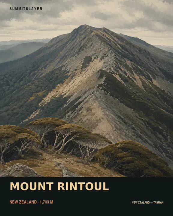 Mount Rintoul T-shirt mockup
