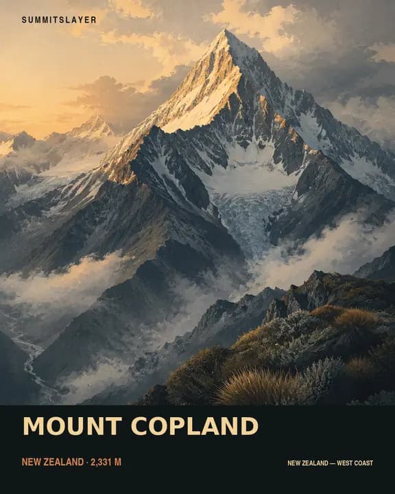 Mount Copland T-shirt mockup