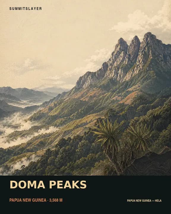 Doma Peaks T-shirt mockup