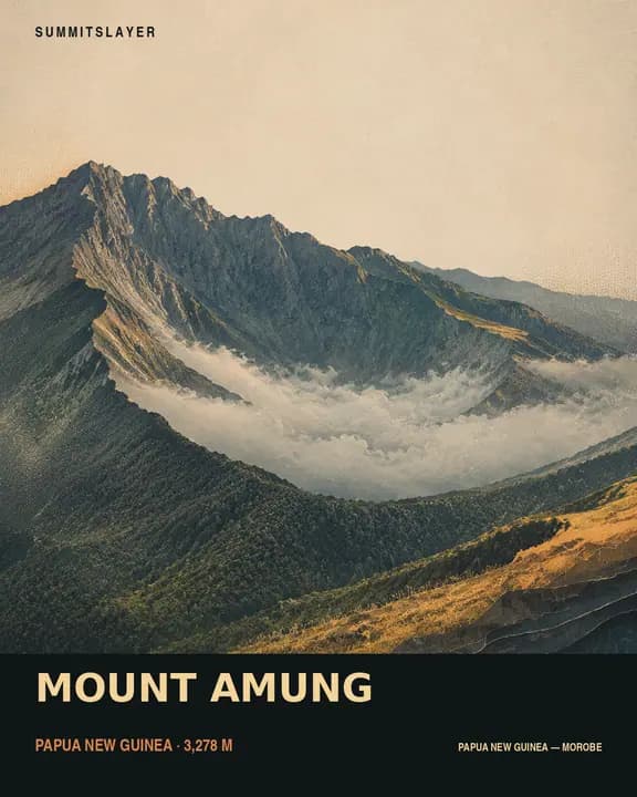 Mount Amung T-shirt mockup