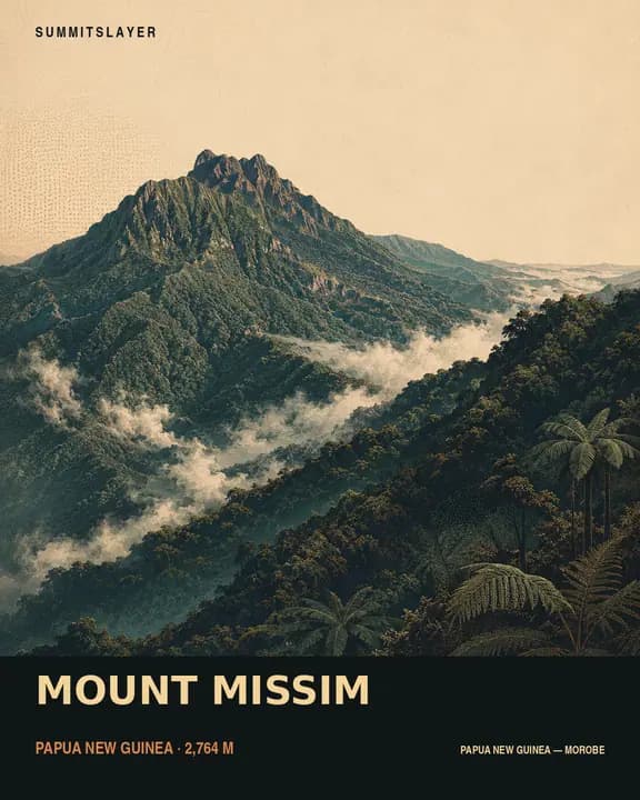 Mount Missim T-shirt mockup