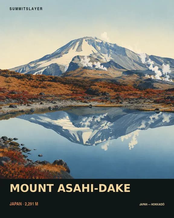 Asahi-dake T-shirt mockup