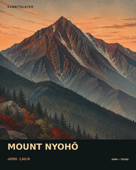 Nyohō-zan T-shirt mockup