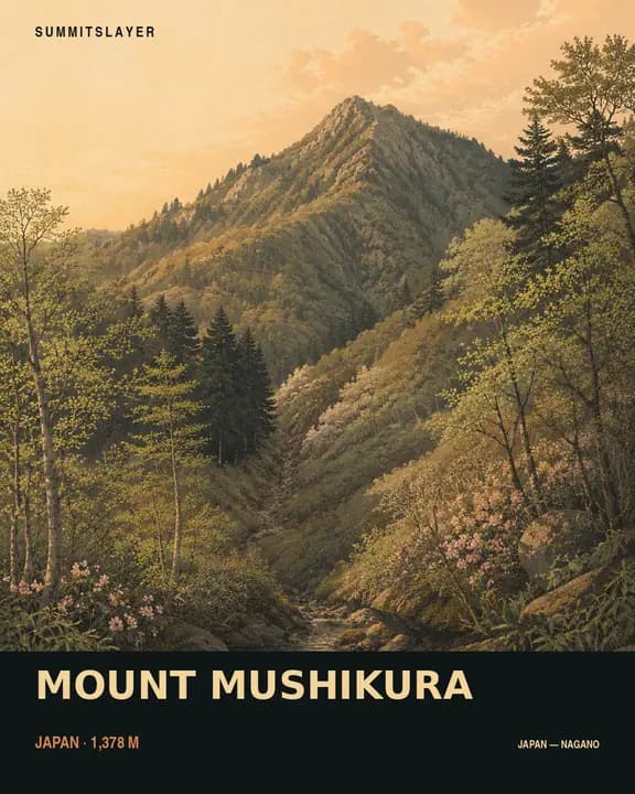 Mushikura Yama T-shirt mockup