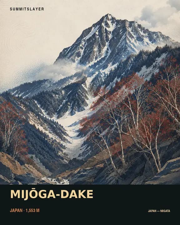 Mijōga Dake T-shirt mockup
