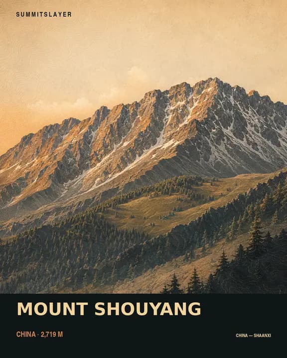 Shouyang Shan T-shirt mockup
