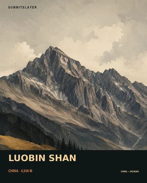 Luobin Shan T-shirt mockup