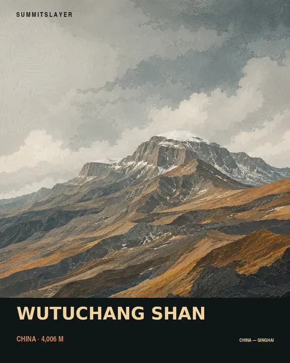 Wutuchang Shan T-shirt mockup