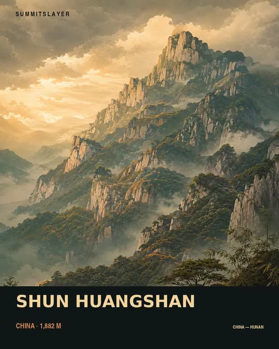 Shunhuang Shan T-shirt mockup