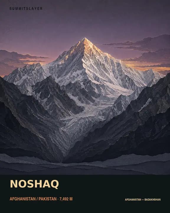 Noshaq T-shirt mockup