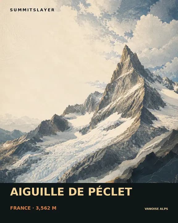 Aiguille de Péclet T-shirt mockup