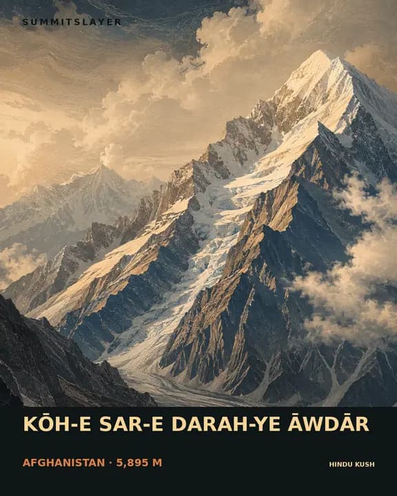 Kōh-e Sar-e Darah-ye Āwdār T-shirt mockup