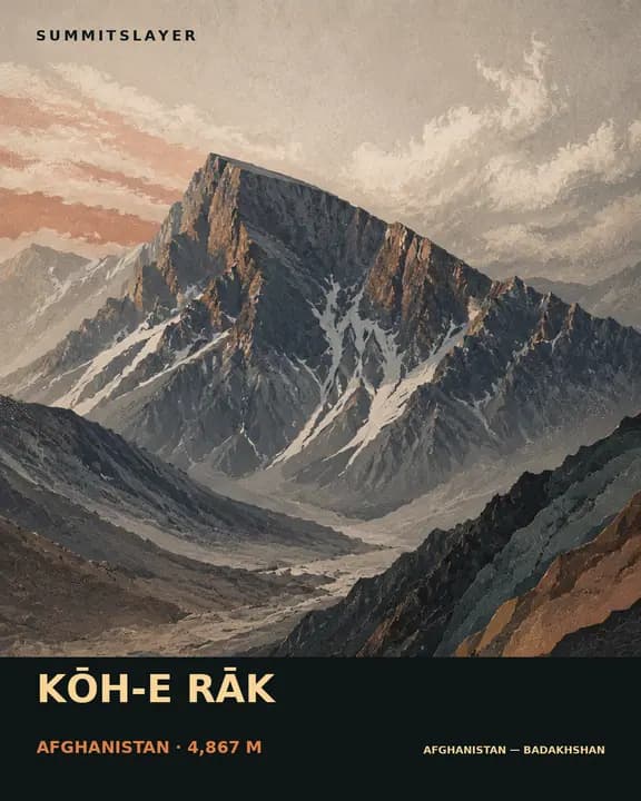 Kōh-e Rāk T-shirt mockup
