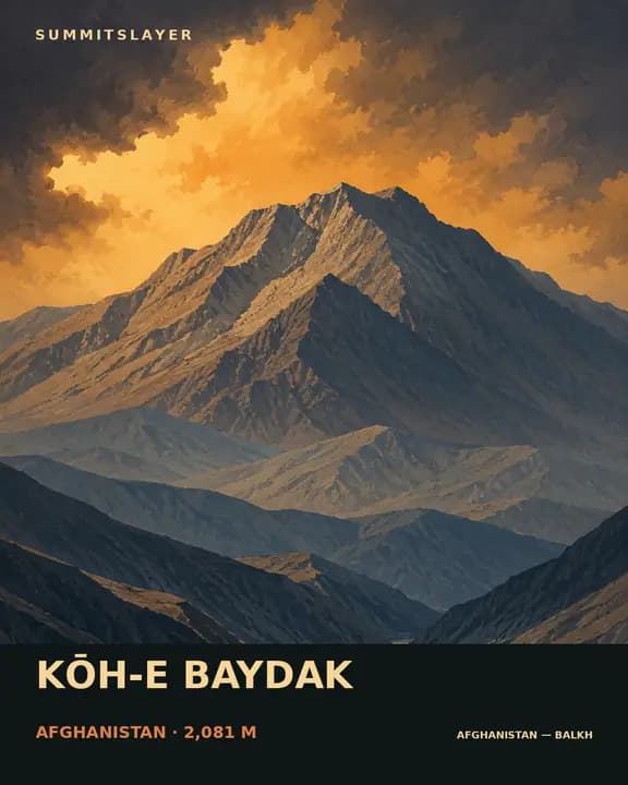 Kōh-e Baydak T-shirt mockup
