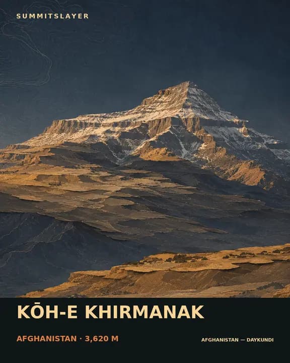 Kōh-e Khirmanak T-shirt mockup