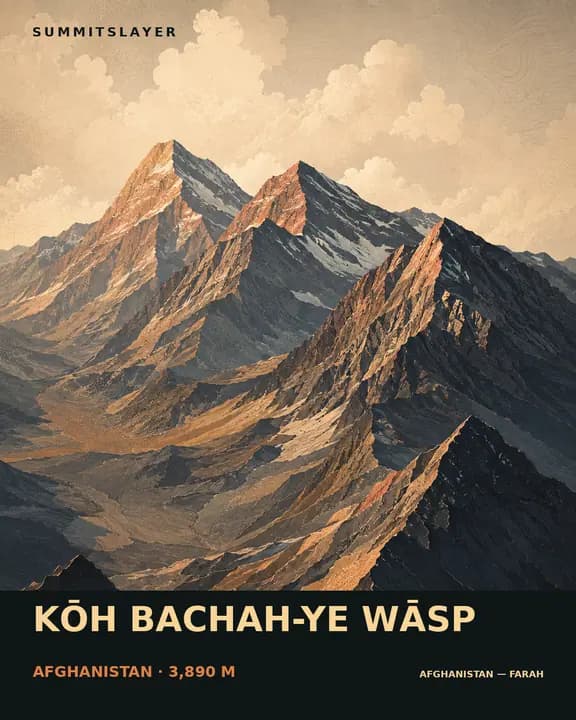 Kōh Bachah-ye Wāsp T-shirt mockup