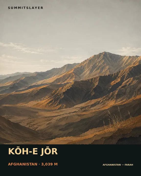 Kōh-e Jōr T-shirt mockup