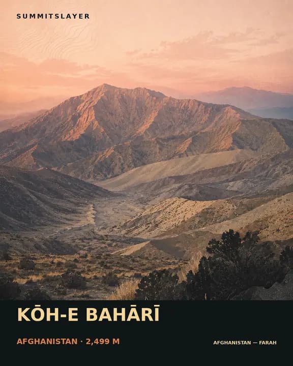 Kōh-e Bahārī T-shirt mockup