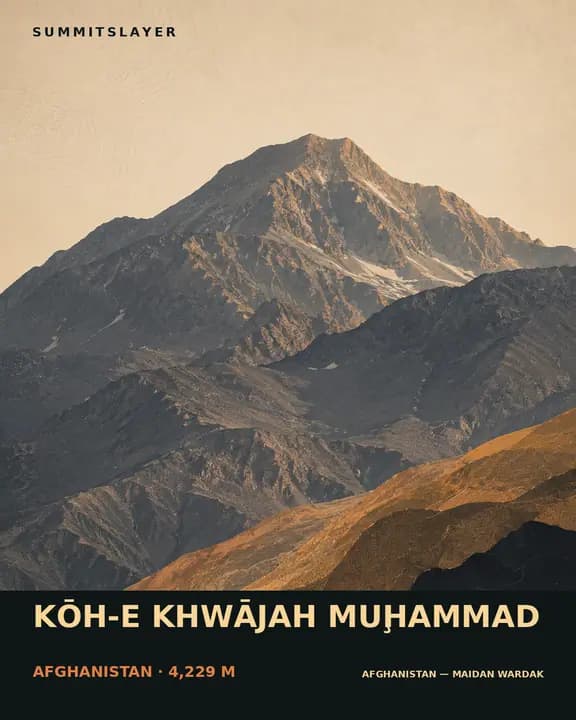 Kōh-e Khwājah Muḩammad T-shirt mockup