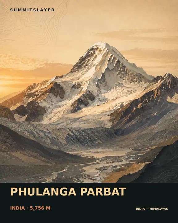 Phulanga Parbat T-shirt mockup