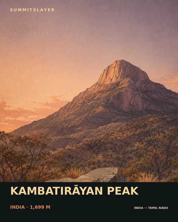Kambatirāyan Peak T-shirt mockup