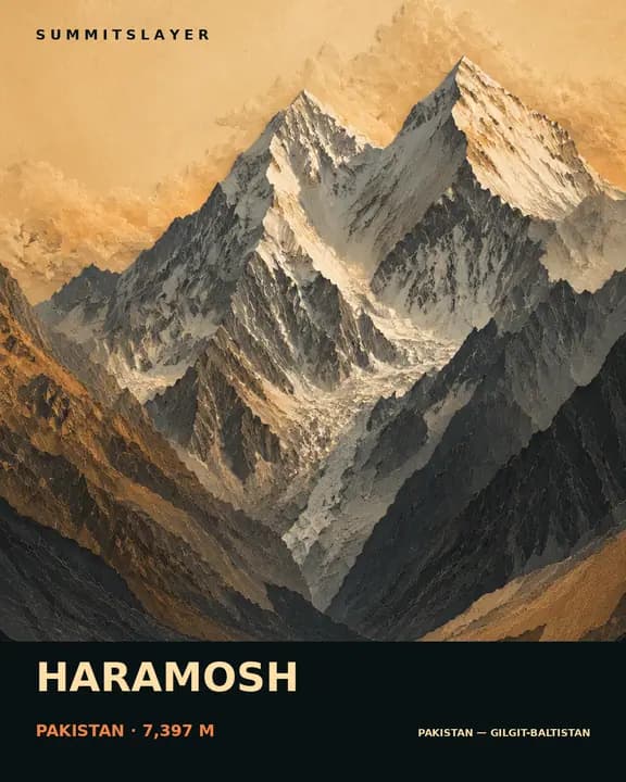 Haramosh T-shirt mockup