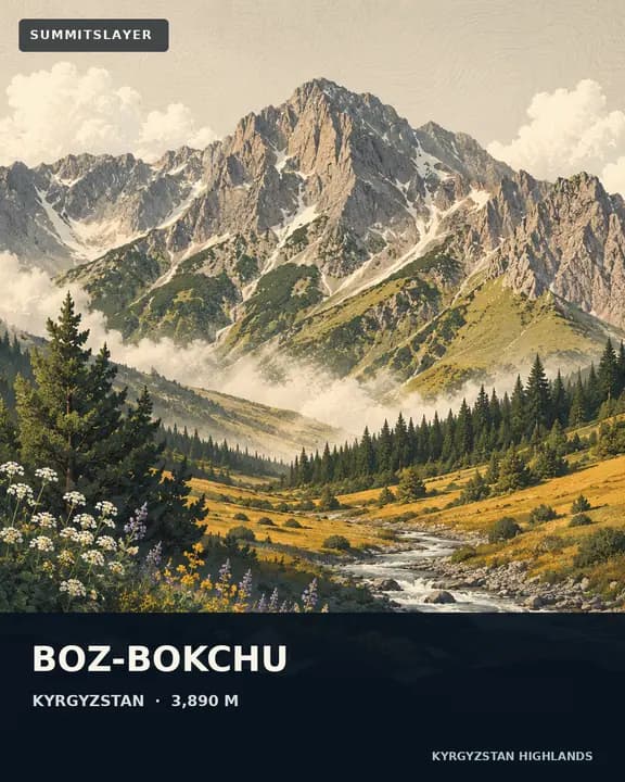 Gora Boz-Bokchu T-shirt mockup