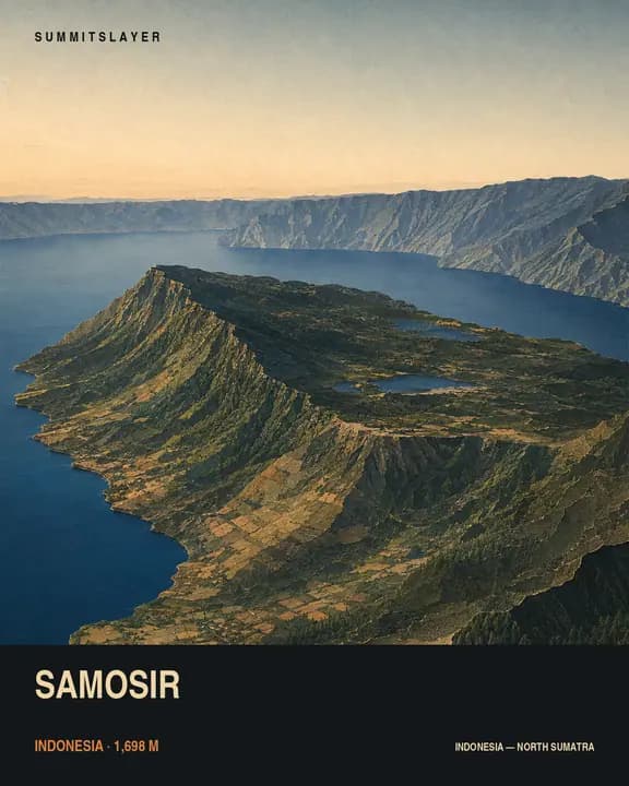 Samosir T-shirt mockup