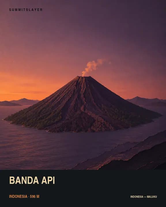 Banda Api T-shirt mockup