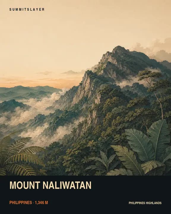 Mount Naliwatan T-shirt mockup