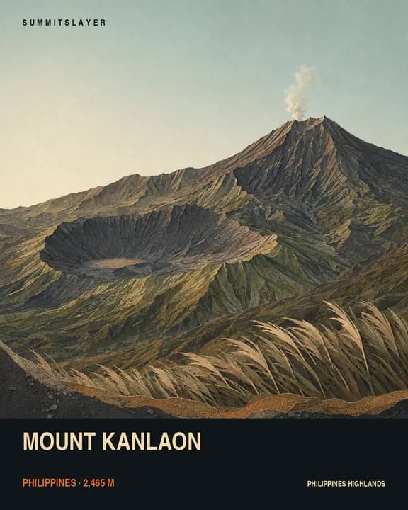 Mount Kanlaon T-shirt mockup