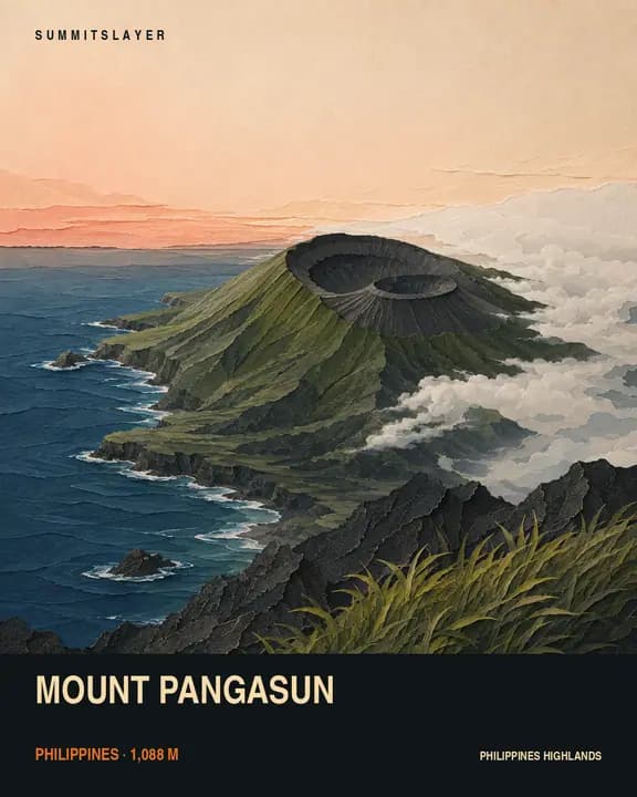 Mount Pangasun T-shirt mockup