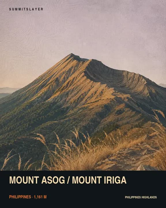 Mount Asog / Mount Iriga T-shirt mockup