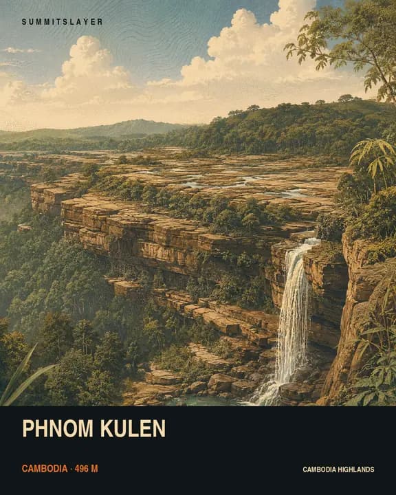 Phnom Kulen T-shirt mockup