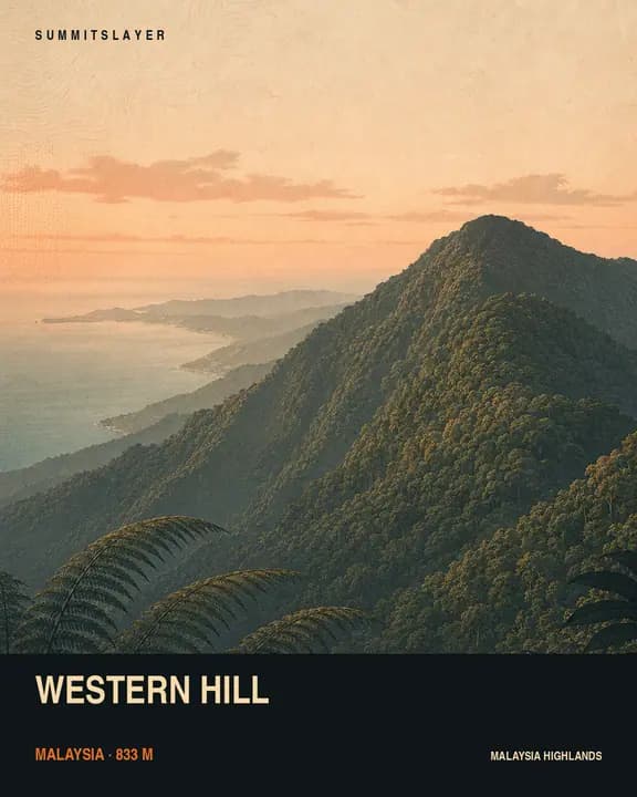 Western Hill T-shirt mockup