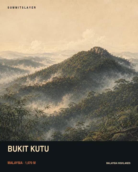 Bukit Kutu T-shirt mockup