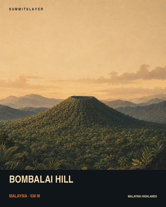 Bombalai Hill T-shirt mockup