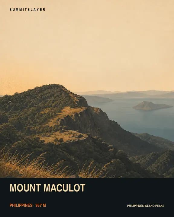 Mount Maculot T-shirt mockup